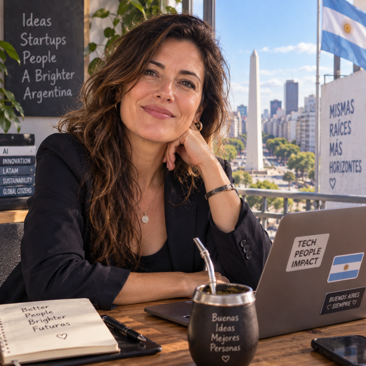 Valentina Fernández, New Horizon virtual guide for Argentina